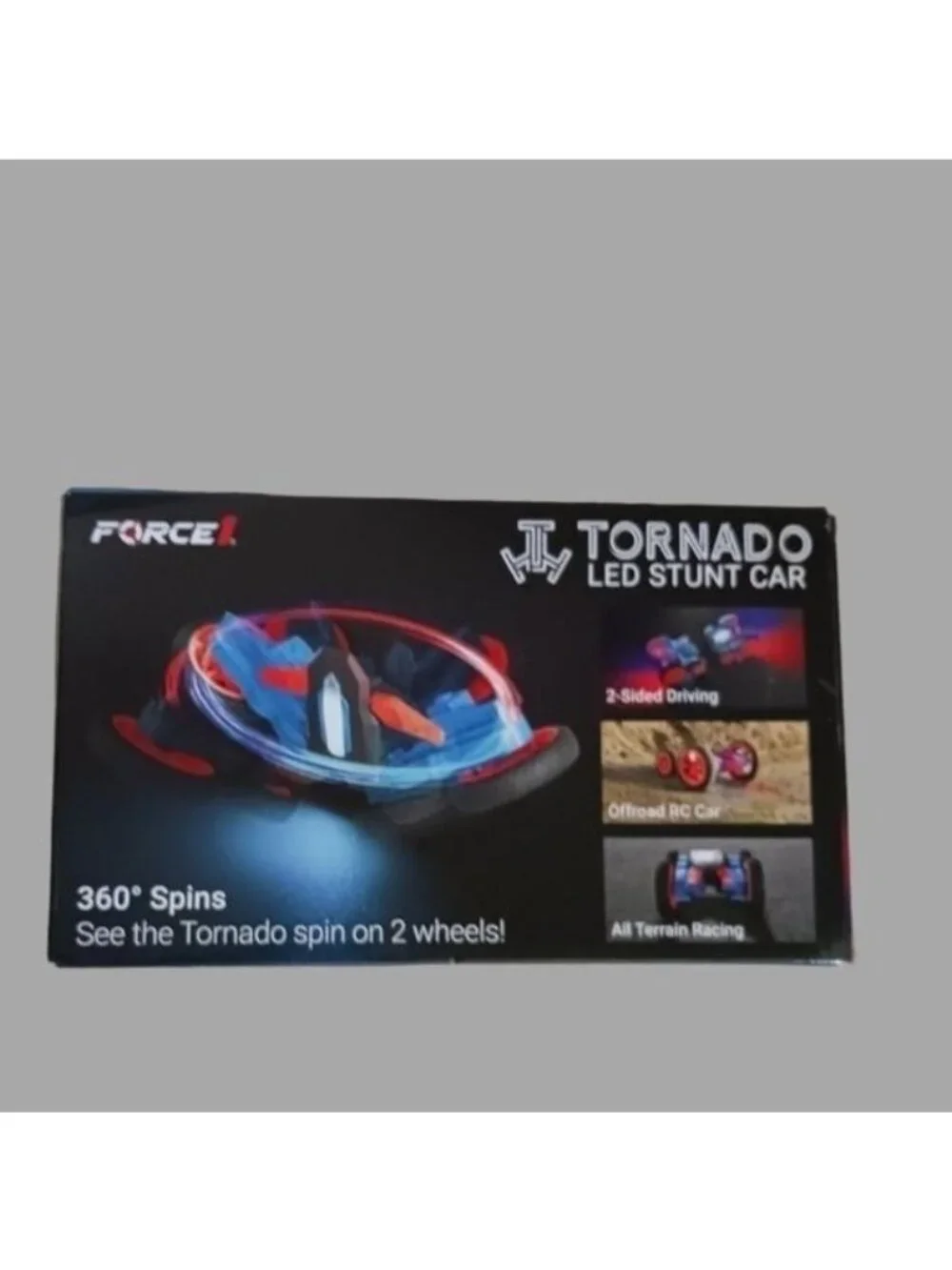 Force 1 tornado remote control red led double sided  car blue/ red color